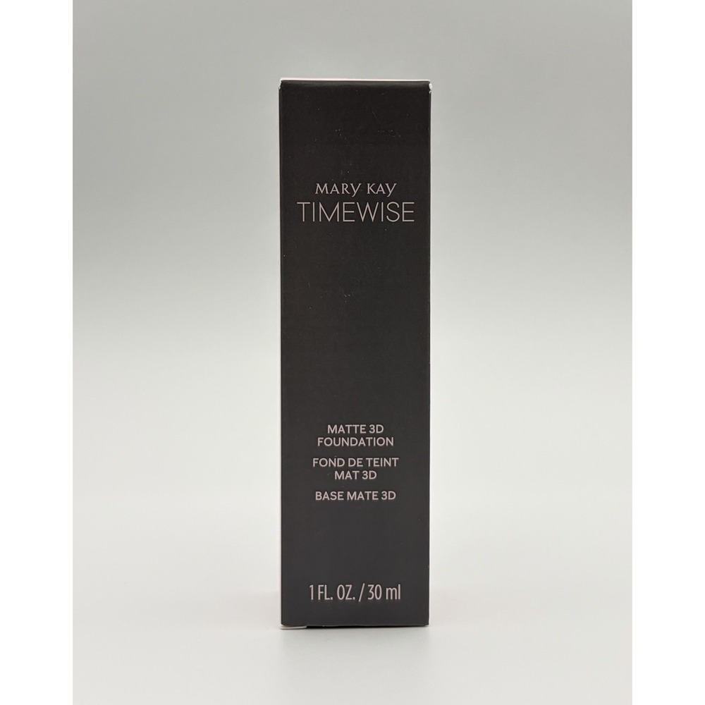Mary Kay TimeWise Matte 3D Foundation Ivory N 140 Combo to Oily Skin 1oz NIB